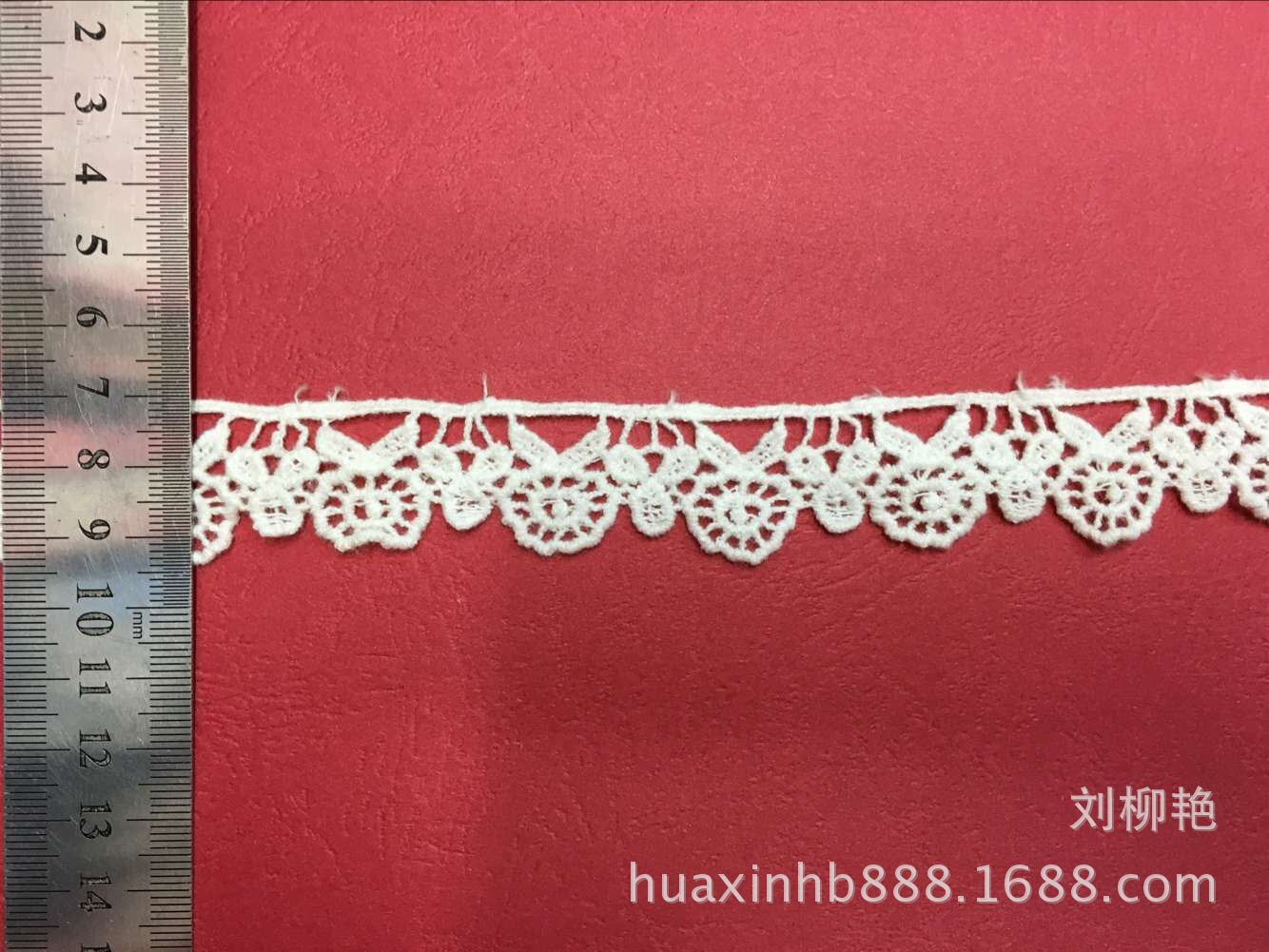 棉线水容花边热销刺绣棉线条码袖口装饰花边童装百搭款花边镶边