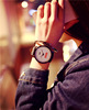 Retro Japanese watch suitable for men and women, quartz watches for beloved, Korean style