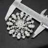 Brooch for bride, universal accessory lapel pin, pin, flowered, European style