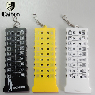 Square scoring device golf scoring device Golden 18-hole scoring device golf accessories scoring device