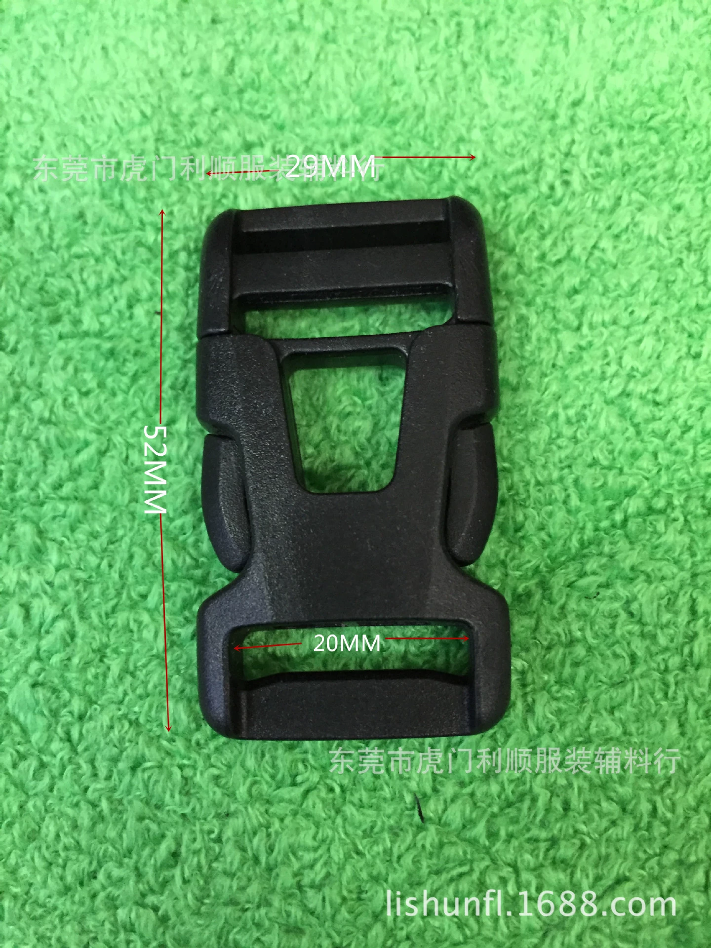 Оптовая продажа от производителя, пластиковая 6-точечная новая пряжка, U-образная пряжка 20 мм, специальная пряжка 2 см, которую можно использовать как красочная.