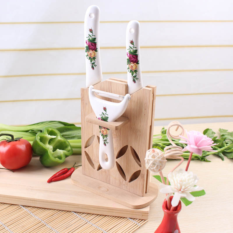 Ceramic knife Three-piece Suite Kitchen Knives suit Customized kitchen knife LOGO Kitchen wholesale Promotional Gifts