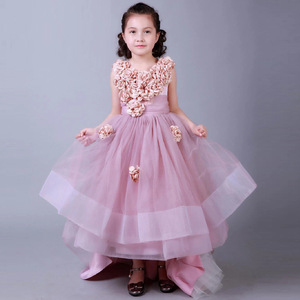  spring and summer Ellie ’s Bridal Lace Princess Dress dress wedding flower girl dress and children