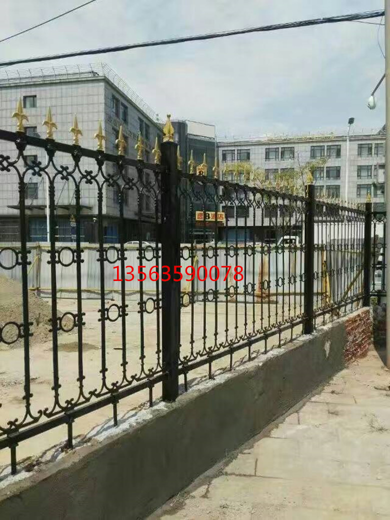 无锡厂家销售铸铁护栏 别墅护栏 庭院铸铁围栏 小区单位围墙