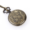 Retro big pocket watch for beloved, decorations, pendant, necklace, Korean style, wholesale