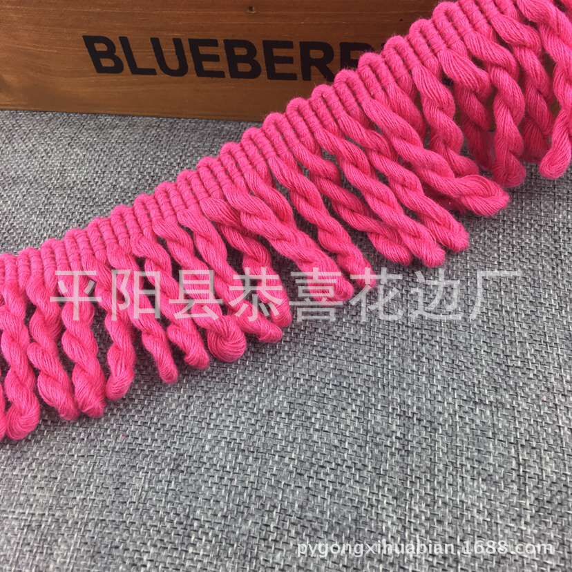 6公分纯棉流苏绳