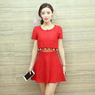 大红色连衣裙图片_大红色连衣裙图片大全 - 阿