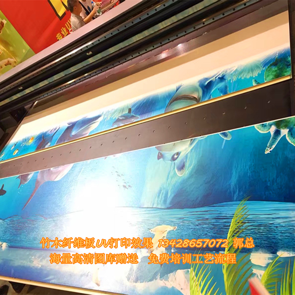 双排2030集成墙板打印机 生态木墙板打印机