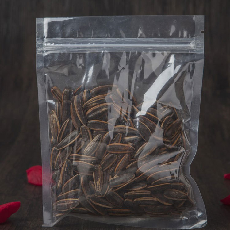 食品分装袋 长方透明平底自封真空袋 厂家直销茶叶干果自封袋批发