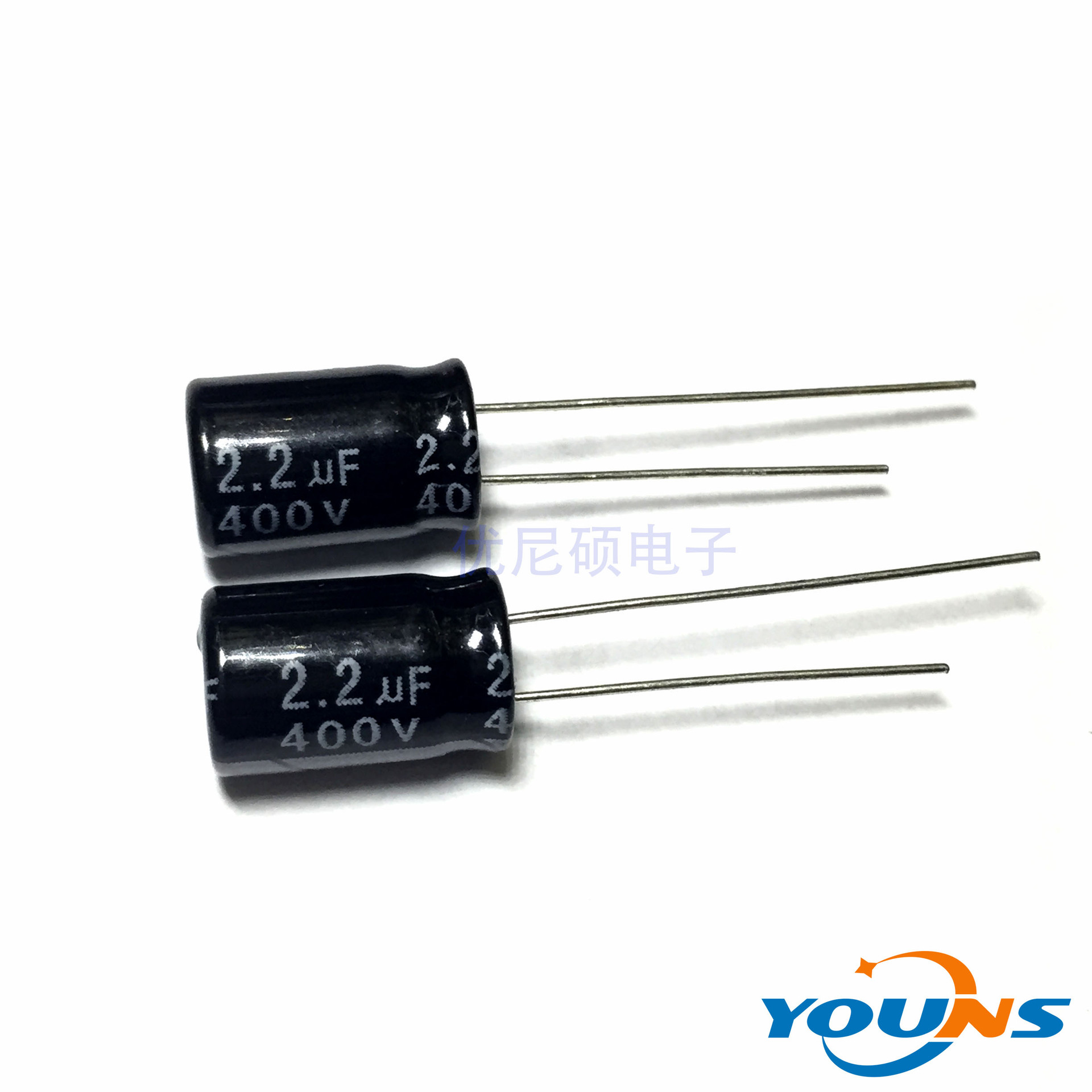 Chongx 直插电解电容 6.3*12 2.2uf 400v 节能灯电源专用系列.