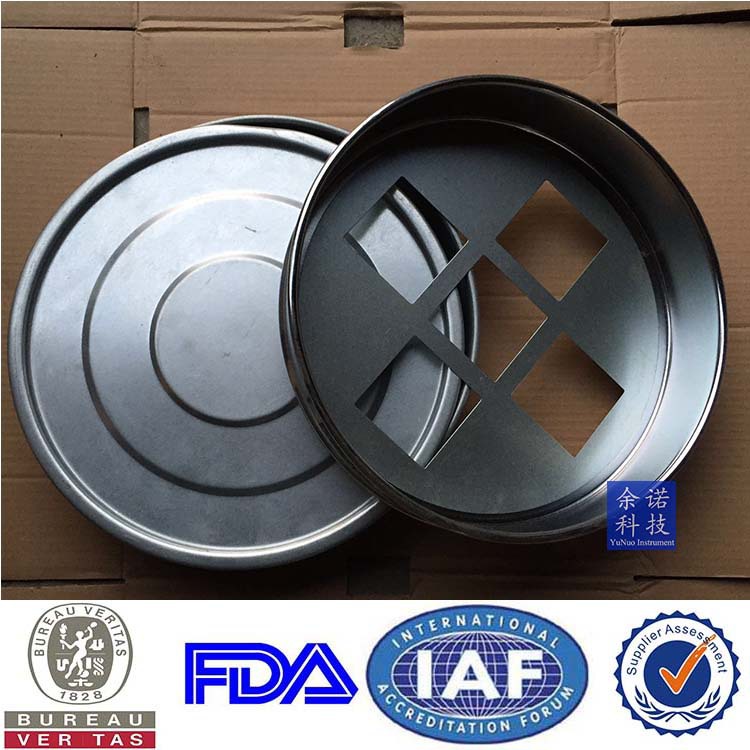 厂方直供 超逊径筛套装 30cm不锈铁双层冲框 方孔 特价 余诺