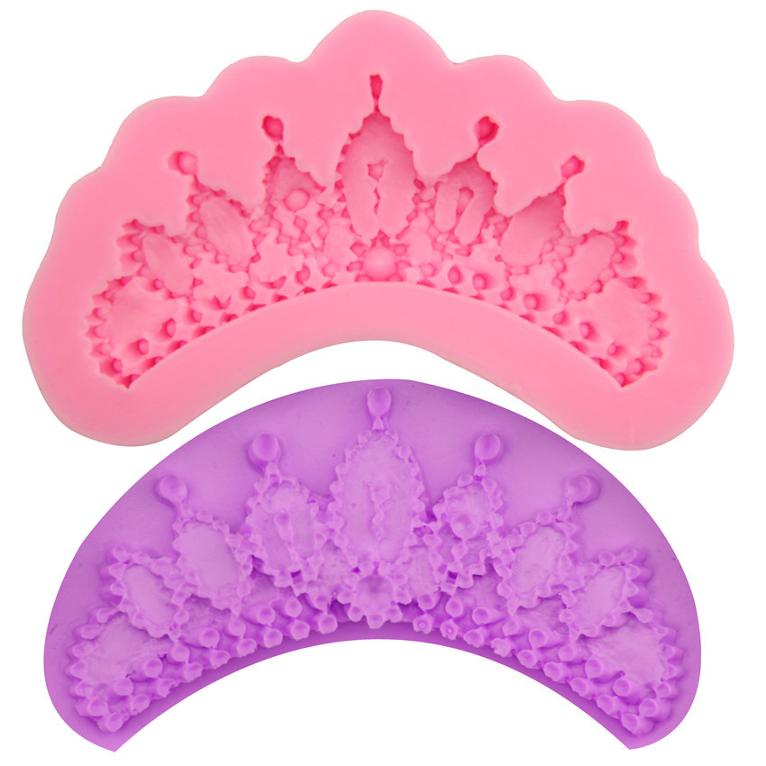 DIY инструмент для выпечки Crown Форма силиконовый сахар торт декоративный инструмент Шоколадная форма H2845 яйца