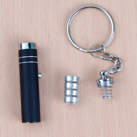 Mini Keychain dò tiền ánh sáng màu tím ánh sáng phát hiện UV đèn uv quà tặng điện tử có thể được tùy chỉnh LOGO Đèn pin