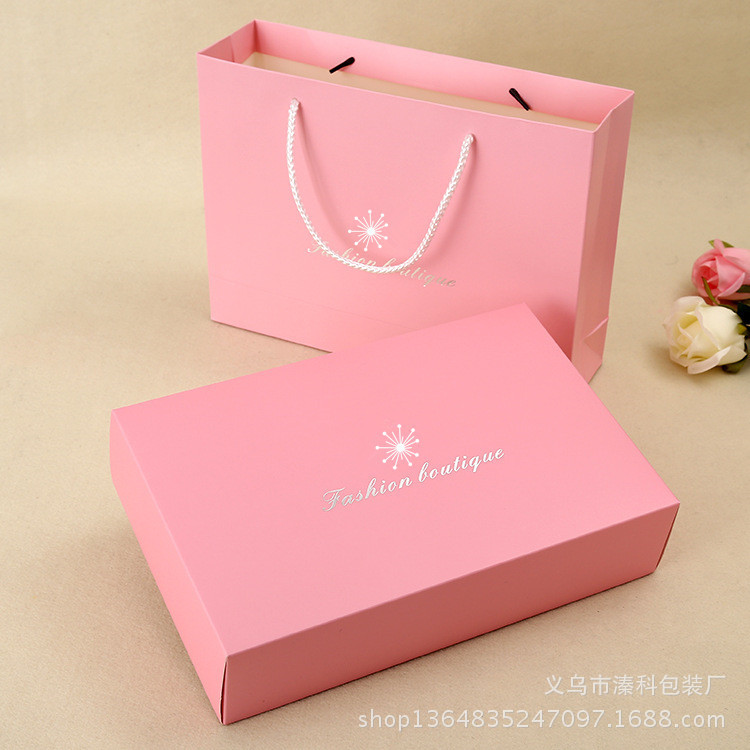 纸盒-厂家直销批发粉色创意文胸内衣包装盒 创