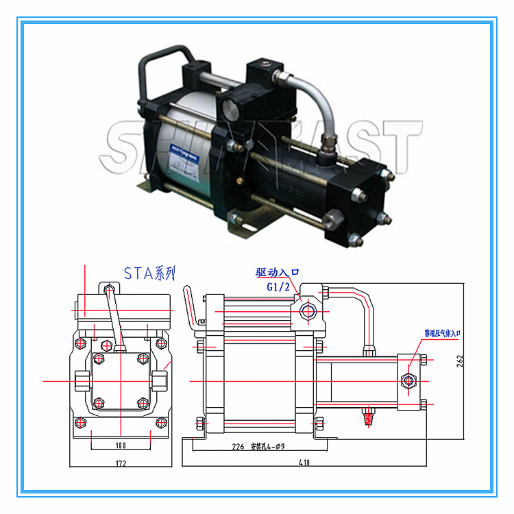 氮气增压机   高压增压设备  氮气加压器