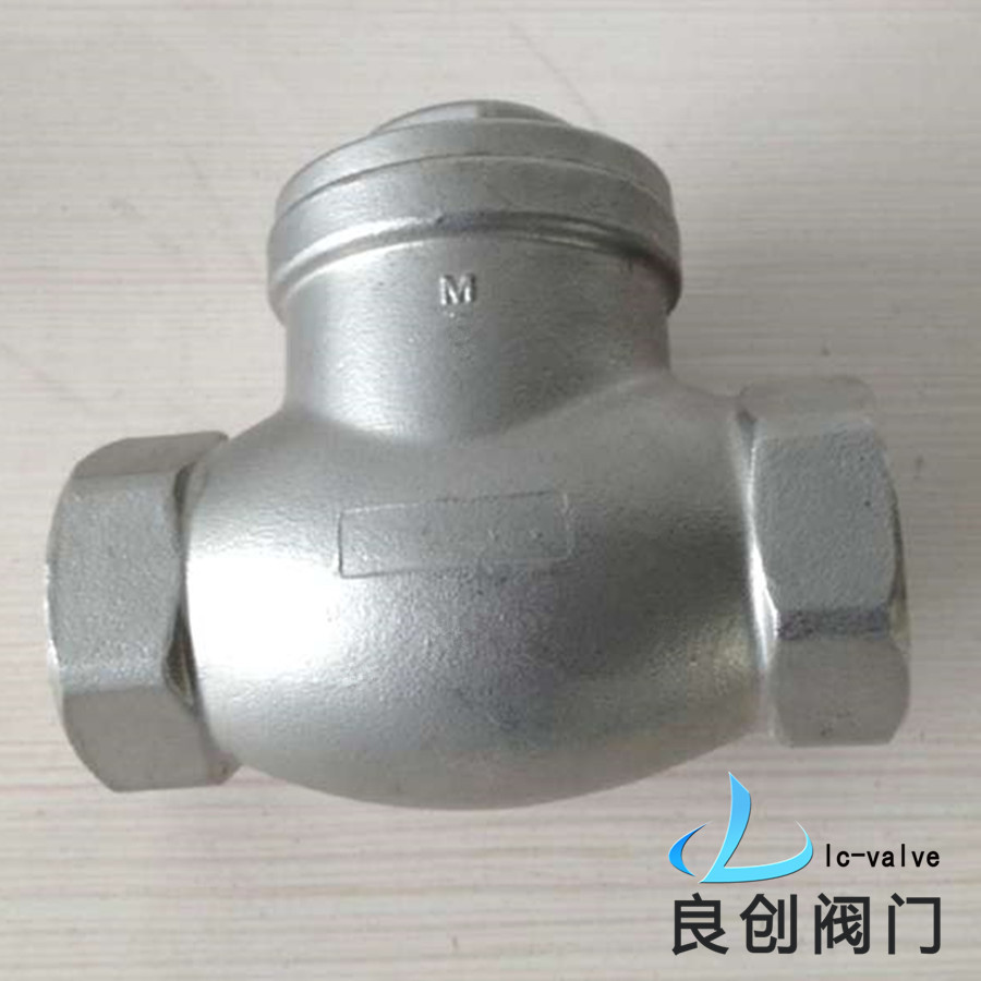 内螺纹旋启式单向阀304不锈钢螺纹止回阀