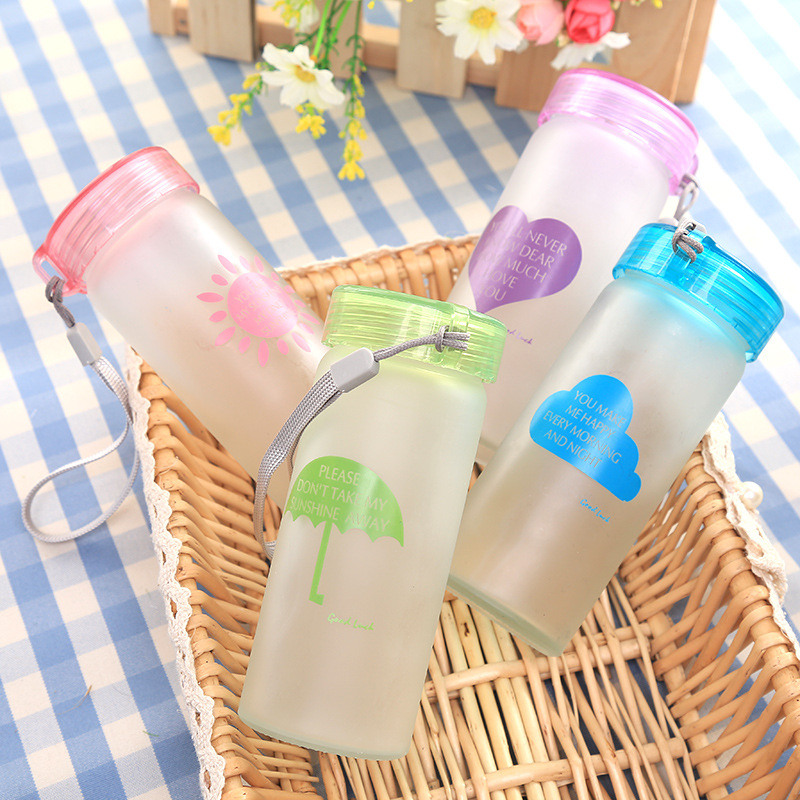 迷你磨砂定制玻璃杯 创意礼品百货便携学生随手水杯子 厂家直销|ms