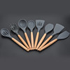 Silica gel kitchenware, tools set, 8 pieces