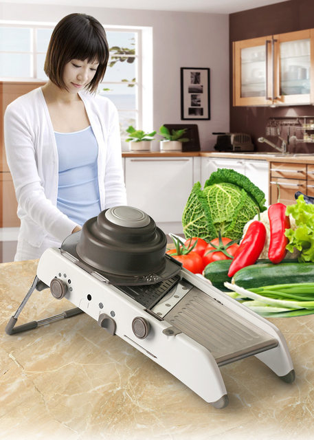 Hifashion Vegetable Mandoline Slicer,professional Salad Machine