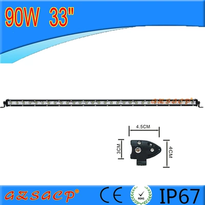 Car LED single row strip Roof Light