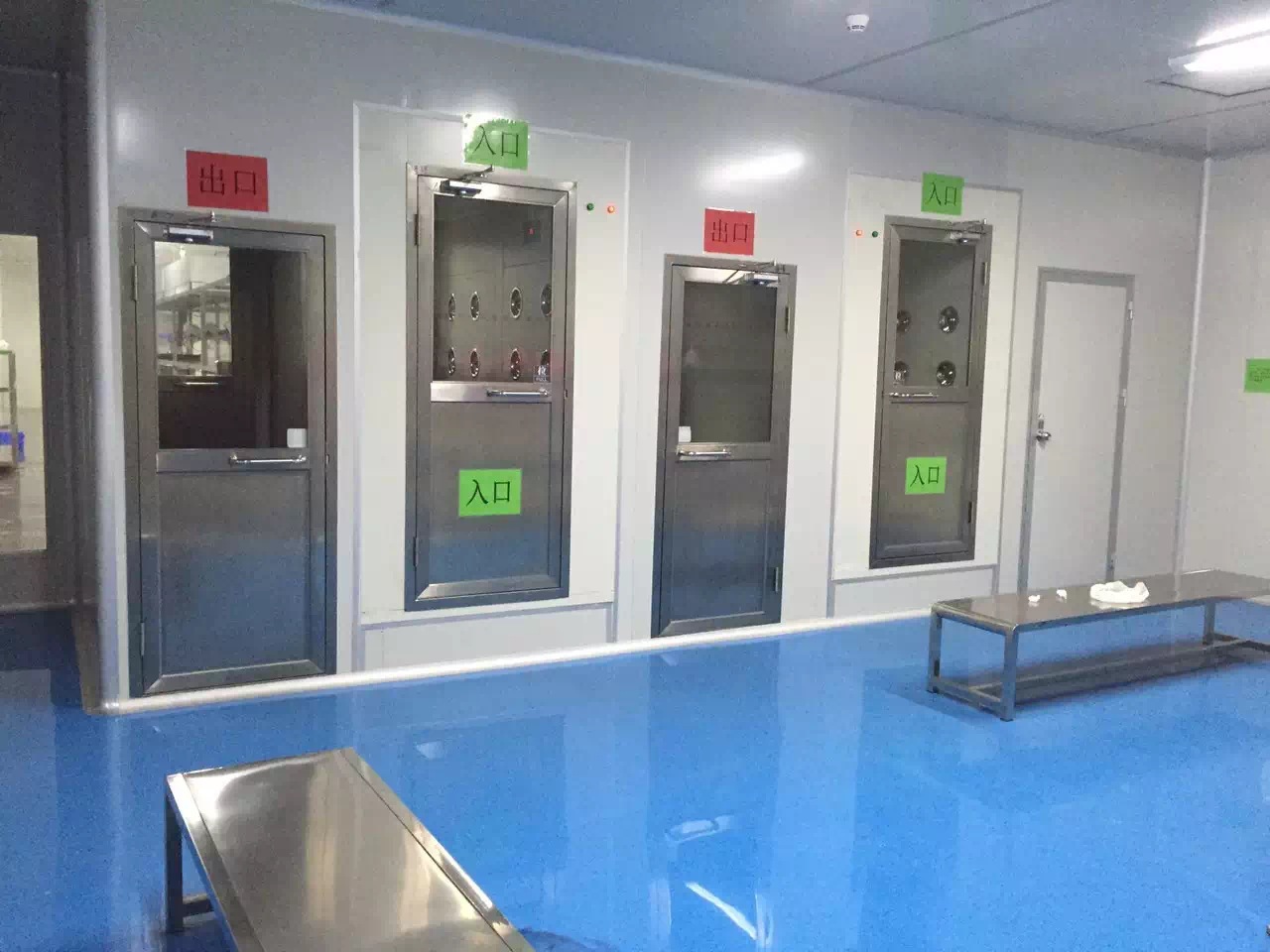 purify equipment Customized remove dust Stainless steel Wind drenching room Single double blow/Shenzhen Drache purify equipment