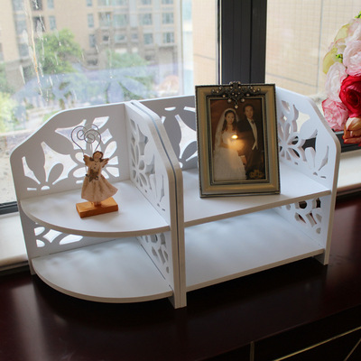 整理架置物架浴室化妆品收纳架洗漱台三角架卫生间台面柜生活用品