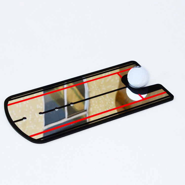 【高端制作】高尔夫球挥杆练习纠正姿势矫正镜亚克力推杆镜