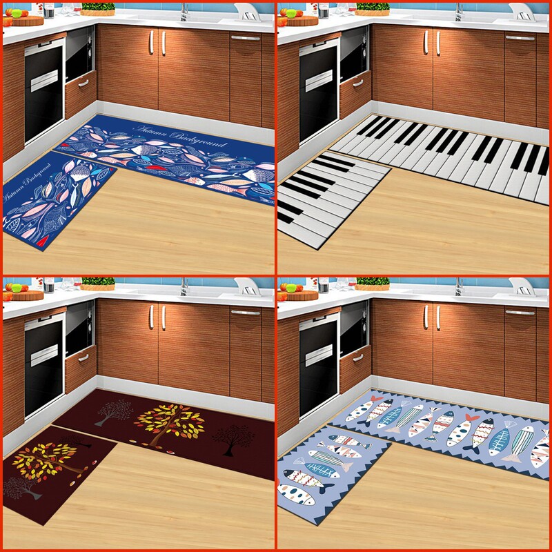 Cartoon Creative Machine Washable Long Floor Mat Door Mat Kitchen Bathroom Toilet Foot Mat Bedroom Bedside Carpet Wholesale Cartoon Creative Machine Washable Long Floor Mat Door Mat Kitchen Bathroom Toilet Foot Mat Bedroom Bedside Carpet Wholesale