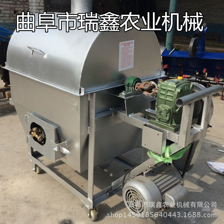 不锈钢炒货机 2014款栗子炒货机 滚筒炒货机 无烟环保