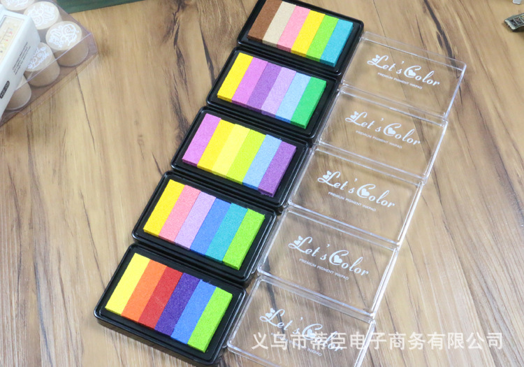 彩虹印泥