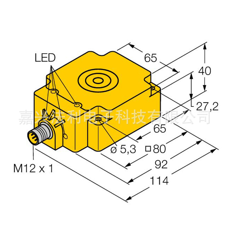 图尔克TNLR-Q80-H1147高频读写头RFID读写器读头RFID识别系统