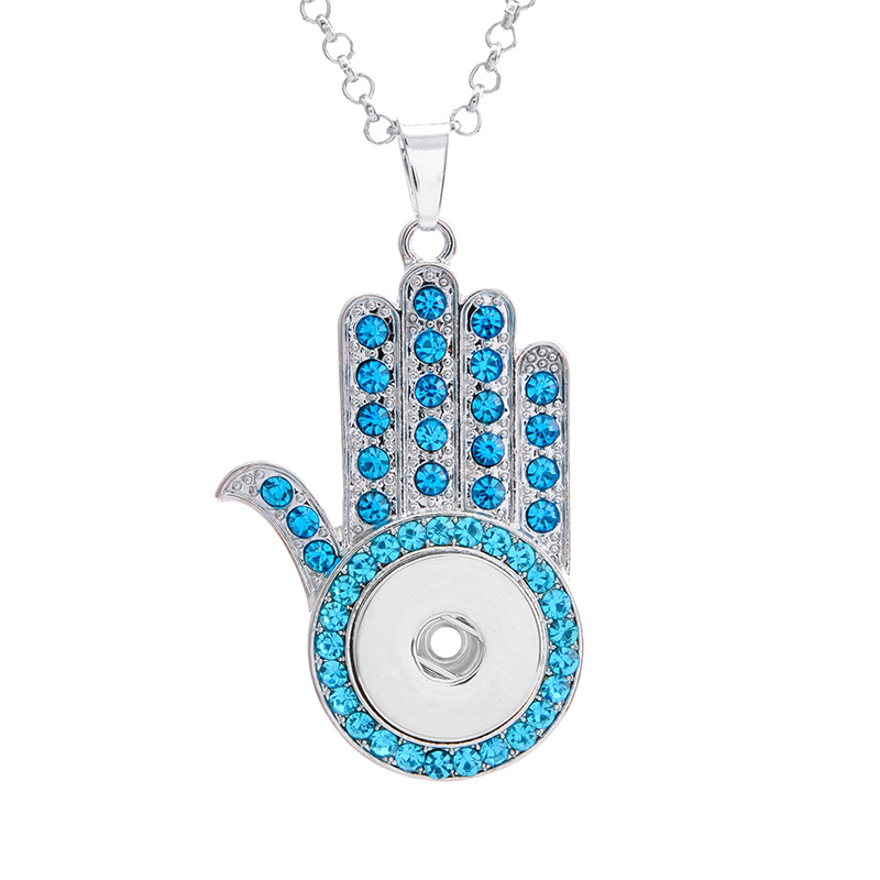 Alloy Zircon Palm Pendant display picture 1