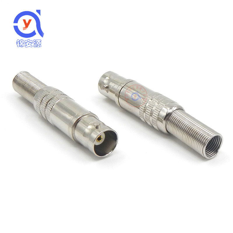 BNC母头/Q9母接线视频头焊接BNC母座连接头安防监控插头BNC转接头