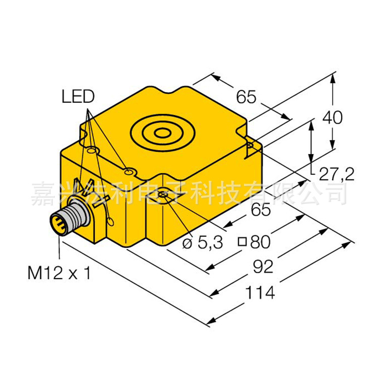 图尔克TN-Q80-H1147读写头RFID读写器器射频识别系统