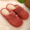 Demi-season keep warm slippers with bow for beloved, 2021 collection, internet celebrity, soft sole