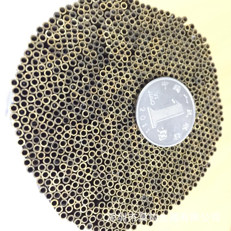 现货供应H65黄铜精密毛细管材小口径薄壁无缝管可定尺切割无毛刺