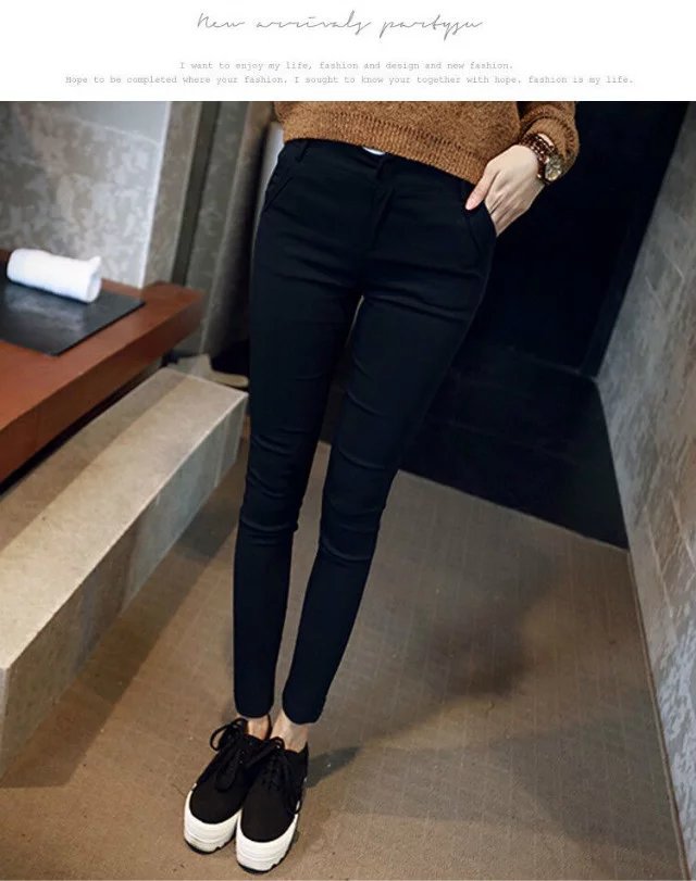 纯黑女裤详情图片1