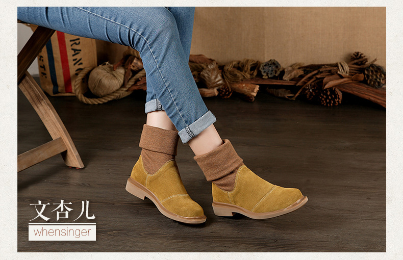 Bottes femme WEN XINER en En cuir - Ref 3355544 Image 53