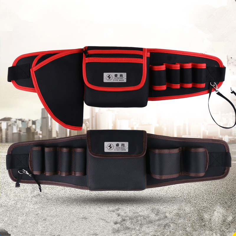 单肩五金工具腰包钳套包多功能小腰包牛津腰包工具包帆布电工包