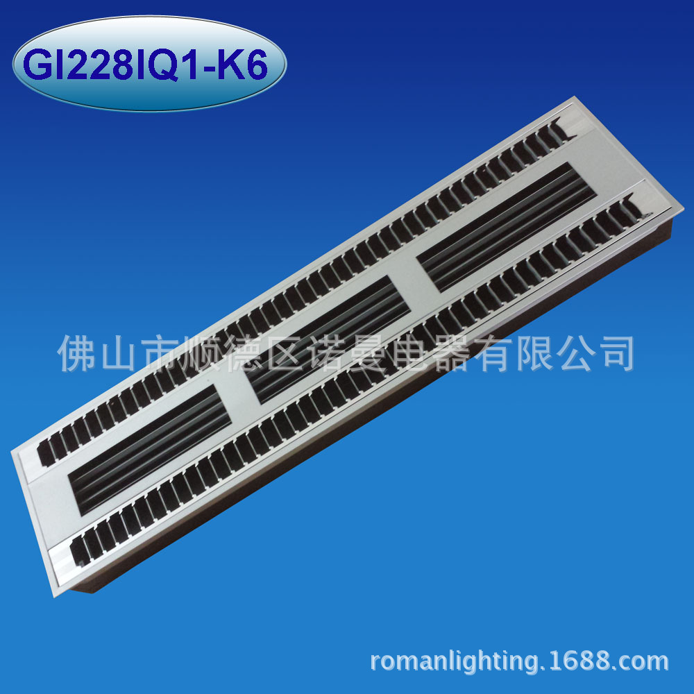 customized 1200*300 air conditioner Air outlet Grille 2x28W Special for hydrostatic tank T5 Grille Shell