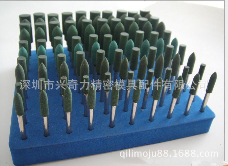 台湾抛光轮 打磨头、橡胶磨头 绿色像皮磨头 打磨玉石 翡翠