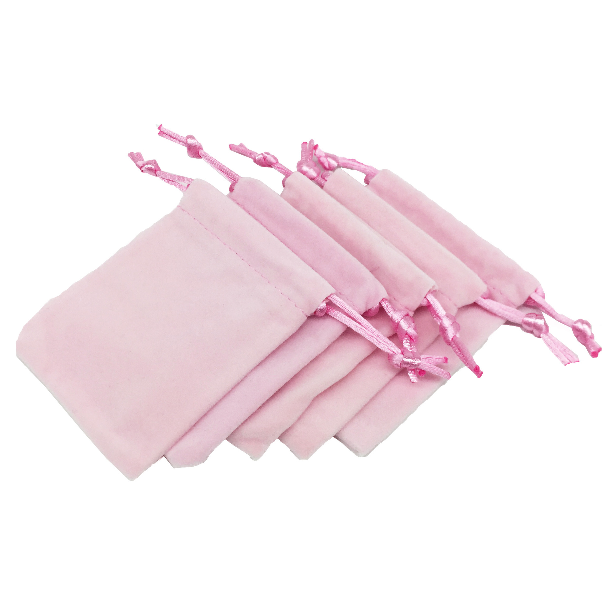 粉红长毛绒布袋  首饰袋 礼品袋 饰品袋