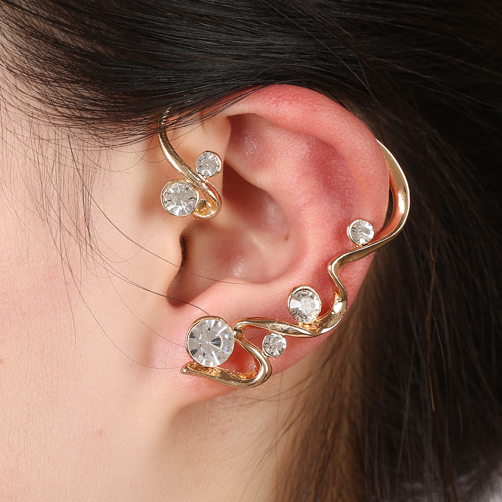 Exaggerated  Painless Ear Clip Ear Bone Clip display picture 8