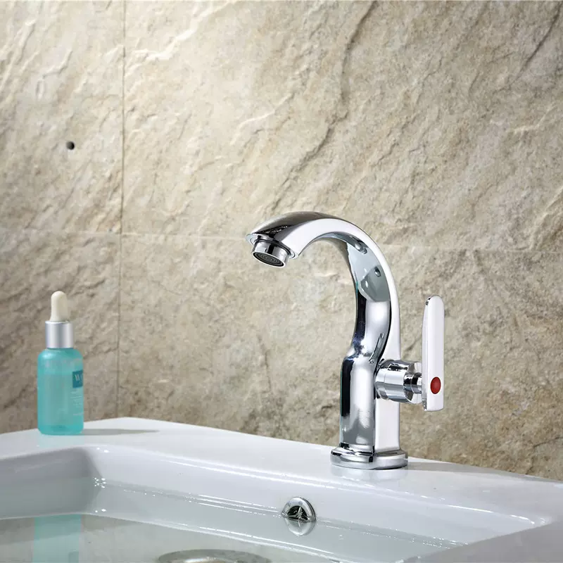 单冷面盆龙头台上盆厂家自销台下盆洗手间冷热混水龙头批发