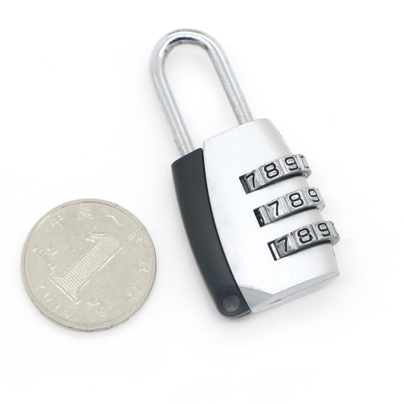 厂家热销S849 高档锌合金箱包锁 彩色防盗密码锁