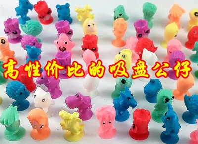 新款 吸盘公仔吸盘小怪兽小动物 外贸热卖扭蛋玩具批发|ru