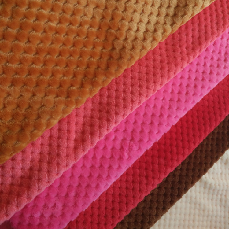 现货供应法兰绒菠萝格 主要用于服装 家纺 玩具等面料 灯蕊绒