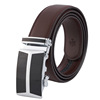 Leather belt, genuine leather