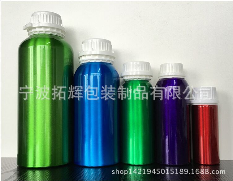 厂家专业生产香精油瓶   农药瓶  化工原料铝瓶  铝罐 可定制