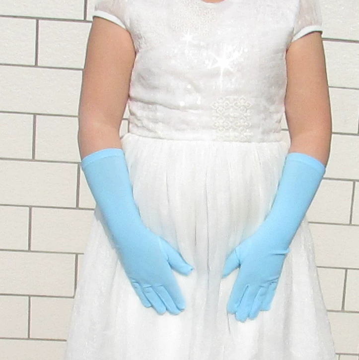 Long gloves, colored children's wedding dress, wholesale, halloween